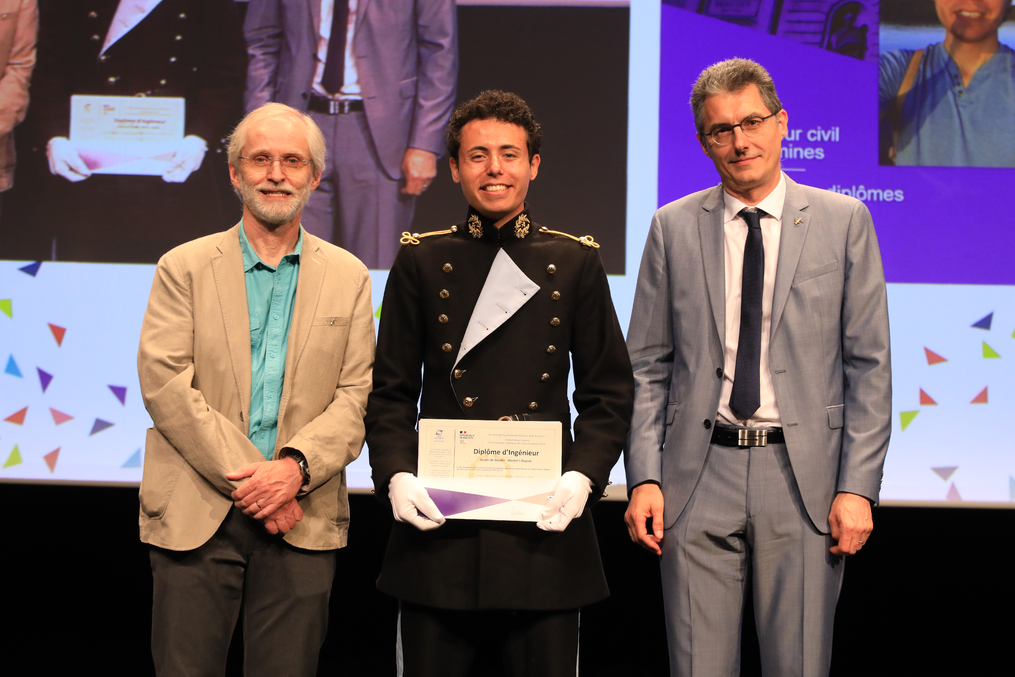 Cérémonie de remise des diplômes de maîtrise